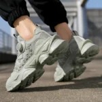 Four Seasons Men's Shoes 2025 New Breathable Mesh Thick soled Sports Shoes for Youth Versatile Casual Running Shoes - Image 5