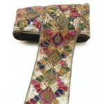 1 Yards Sequin Lace Trim Lace Fabric DIY Embroidery Ribbons for Garments Headdress Wedding Decor Sewing Handmade Supplies - Image 4