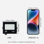 LED Flood Light Spotlight 100W 150W 200W Outdoor Lighting 6500K Waterproof Garage Gym Street Gate Wall Lamps Floodlights AC220V - Image 4