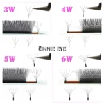 5D W Eyelash CIlios 5D Individual Cluter Lash BUnches 3W 4W 6W Russia Premade Volume Eyelashes 8D Ready made Lash fans Drop Ship - Image 2