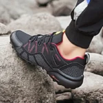 Couple Hiking Shoes Waterproof Outdoor Trainers Lace-up Climbing Trekking Sneakers Mountain Walking Hunting Tactical Sneakers - Image 6