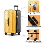 캐리어 Large Size 20/26/30/32 Inch High Capacity Luggage with Five-Wheels ABS+PC Boarding Suitcases Travel Zipper Trolley Case - Image 5