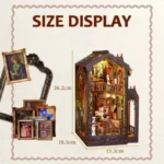 OUZEY Whimsical Art Studio Book Nook, 3D Wooden DIY Creative House, Artistic Craft Kit for Teens - Image 5