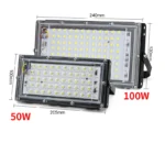 50W 100W 150W Led Flood Light IP65 Waterproof AC 220V Outdoor Floodlight Spotlight LED Reflector Street Lamp Wall Flood Lights - Image 3