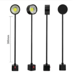 LED Super Bright Light Magnetic Base Flexible Gooseneck Lamp 220V 5W For Lathe Milling Drill Press Industrial Lighting, US Plug - Image 3