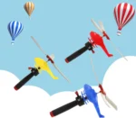 1/3/6 PCS kids Outdoor Sports Flying Toys Handle Pull Wire Planes Toys Flying Toy Helicopter for Kids, 360° Rotating Helicopter - Image 4