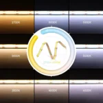 2m 3m 5m DC12V 24V CCT COB LED Strip Lights 608LEDs/M Dimmable LED Lights Tape 2700K - 6500K Changeable CCT FCOB Lamp Room Decor - Image 4