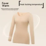 2pcs Women Thermal Underwear Long-sleeved T-shirt Basic Pullover Autumn Winter Ladies Elastic Tights Bottoming Shirt Warmer Top - Image 6