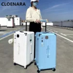 COLENARA Suitcase on Wheels 22"24"26"28"30"32"34 Inch Large Capacity ABS+PC Thickened Trolley Case Women's Rolling Luggage - Image 5