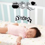New Black And White Baby Bed Hanging Toy Hanging Spiral Rattle Cart Pendant Interactive Early Education Newborn 0-2 Years Gifts - Image 2