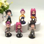 2025New Anime Kpop Demon Hunters Figure Toy Cartoon Rumi/Mira/Zoey Action Figure PVC Desktop Decoration Model Doll Toy Fans Gift - Image 6