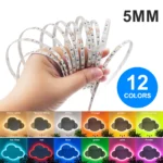 DC 12V 24V 2835 120LEDs/M LED Strip White/Green/Red/Blue/Pink/Yellow/Ice Blue IP21 Flexible Ribbon Tape Rope Light 5M 10M/Roll - Image 3