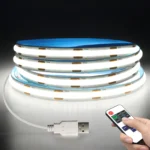 1M/2M/3M/5M COB LED Light Strip Wireless RF Remote Control Dimmable 3000K-6500K 320LEDs/M USB LED Tape For TV Mirror Backlight