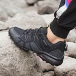 Couple Hiking Shoes Waterproof Outdoor Trainers Lace-up Climbing Trekking Sneakers Mountain Walking Hunting Tactical Sneakers - Image 4