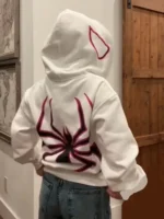 2024 men's and women's fashion hoodies with spider print sweater