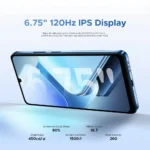 Global Version DOOGEE Note59 Pro+ 5G Smartphone 36GB(12+24) 512GB 6.75" HD+ 120Hz UNISOC T8200 50MP Camera 6250mAh Battery NFC - Image 4