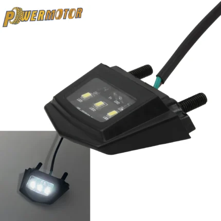 for KTM Motorcycle Plates Holder LED Light 12V Taillight License Plate Waterproof Motocross Accessories Lights