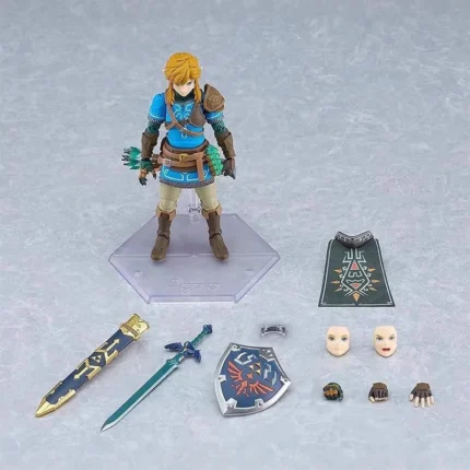2025 new In Stock Figma626 Link The Legend Of Zelda: Tears Of The Kingdom Wild Breath Mobile Handheld Model Anime Toy