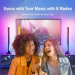 WIFI RGB Desktop Atmosphere Night Light LED Music Rhythm Sensing Festival Decoration Lamp Gaming Bedroom Background Wall Lights - Image 2