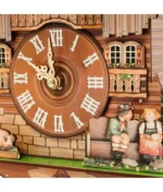 Cuckoo Wall Clock, Vintage Wooden Wall Clock with Pendulum Wall Clock Decoration, Hanging Clock for Bedroom, Living Room, Office - Image 4