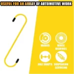 Car Brake Caliper Hooks Auto Brake Caliper Hangers Hooks with Rubber Tips Universal Tools for Brake Bearing Axle Suspension Work - Image 4