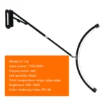 Fosoto Multi-directional U-shaped LED Wall Mounted Half Moon lamp Beauty Salon Supplement Light Lashes Beauty Barbershop Nail - Image 4