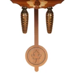 Cuckoo Wall Clock, Vintage Wooden Wall Clock with Pendulum Wall Clock Decoration, Hanging Clock for Bedroom, Living Room, Office - Image 6