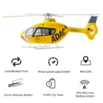 FLYWING EC135 RC Helicopter new ACE flight control EC135 scale helicopter 470 size rc helicopters 4 blade 1:16 6CH rc helicopter - Image 2