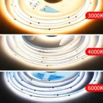 5m 10m 20m 30m COB LED Strip Light 220V Flex Tape Lamp with IC Chip High Bright 240 LEDs Linear Lighting RA90 Warm Natural White - Image 2