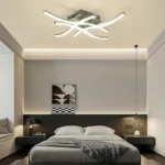 Ceiling Lamp Modern Living Room Lamp For Dining Room Bedroom Balcony LED Ceiling Light 28W Curved Design Panel lights For Home - Image 6