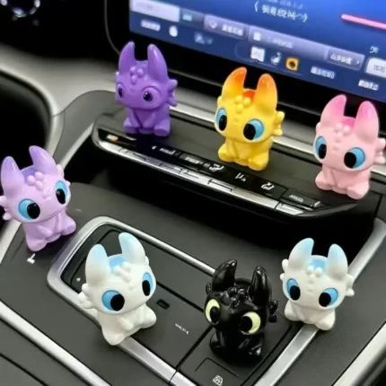 5PCS/SET How To Train Your Dragon Doll Cartoon 3cm Anime Model Desktop Decoration Ornament Creative Car Diy Accessories Toys