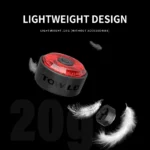 TOWILD TL03 Bicycle Smart Auto Brake Sensing Light Type C Charging LED Cycling Taillight Bike Rear Light Warn Bicycle Taillight