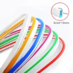 12V LED Neon Strip Lights Flex Tape Ribbon Lamp Rope Waterproof Silicone Tube Bar 1cm 1led Cut DIY Ad Sign Board Billboard 6mm - Image 3