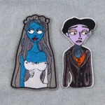 Halloween Series Patches On Clothes Horror Things Embroidered Patches Cartoon Badges Iron On Patch DIY Clothing Accessories - Image 2