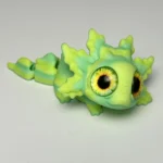 3D Printed Salamander Figures Animal Toys Multi-Joint Movable Simulation Eyes Fidget Toys Home Accessories Desk Decor Kids Gift - Image 5