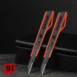 1Pcs 9mm Utility Knife Pocket Knife Box Cutter Retractable Blade for Office Home School Stationery Supplies Paper Craft Knives - Image 2