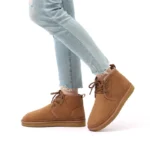 Asgard Winter Snow Boots For Women Outdoor Keep Warm Non-slip Fur Lined Suede Short Boots Lady New Cozy Soft Sole Cotton Boots - Image 2