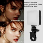 Pocket LED Selfie Light for IPhone Samsung IPad Mobile Phone Laptop Clip Ring Flash Fill Video Photo Ringlight Photography Lamp - Image 4