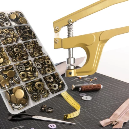 New Metal Snap Buttons Botones Bouton Pression With Pressure Pliers Sewing Accessories For Clothing/Coats/Bags/Leather Craft