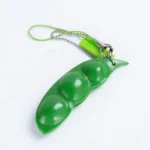 Hot Selling New Edamame Pea Key Chain To Relieve Stress and Relieve Boredom Versatile Temperament Stress Reliever Toys Surprise - Image 5