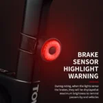 TOWILD TL03 Bicycle Smart Auto Brake Sensing Light Type C Charging LED Cycling Taillight Bike Rear Light Warn Bicycle Taillight - Image 2