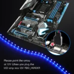 12V 4 Pin RGB Gaming PC Led Strip Light 5050 RGB Tape For Aura Sync MSI Mystic Light Motherboard Control Computer Case Backlight - Image 6