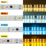 10m 20m SMD2835 LED Strip AC220V 240V Yellow Ice Blue White Warm Flexible Self Adhesive Double Row Tape Ribbon Home Lighting - Image 2