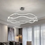 Modern Minimalist Restaurant Chandelier Nordic Luxury Living Room LED Ceiling Lamps Home Decor Designer Bedroom Hanging Lights - Image 3