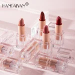 Handaiyan 12 Colors Matte Waterproof Velvet Nude Lipstick Sexy Red Brown Pigments Makeup Long Lasting Profissional - Image 5