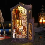 OUZEY Whimsical Art Studio Book Nook, 3D Wooden DIY Creative House, Artistic Craft Kit for Teens - Image 2