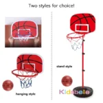 Toddler Adjustable Basketball Hoop 63-150CM Stand Rack for Kids Baby Outdoor Indoor Ball Sport Backboard Rim Shoot Children Toy - Image 3