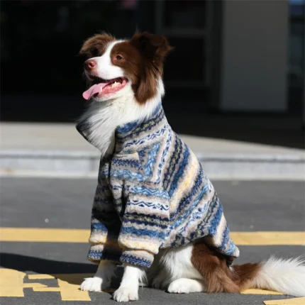 Soft Warm Big dog hoodie Winter Pet Clothes Husky Golden Retriever Labrador Samoyed Border Collie schnauzer pomeranian Clothing