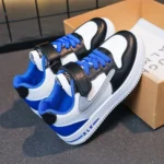 Children's Rotating Button Sports Shoes Breathable Mesh Single Net Shoe Summer New Arrival Middle Large Children Flat Shoes - Image 3