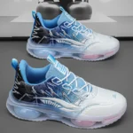 Couple sports single shoes, thick soled non slip casual shoes, lightweight and comfortable outdoor sports plus size running shoe - Image 3